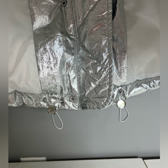 Michael Kors Faux fur silver puffer jacket - Picture 8 of 10